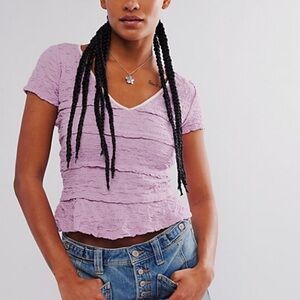 NWOT Krystal Tee by Free People in size Medium